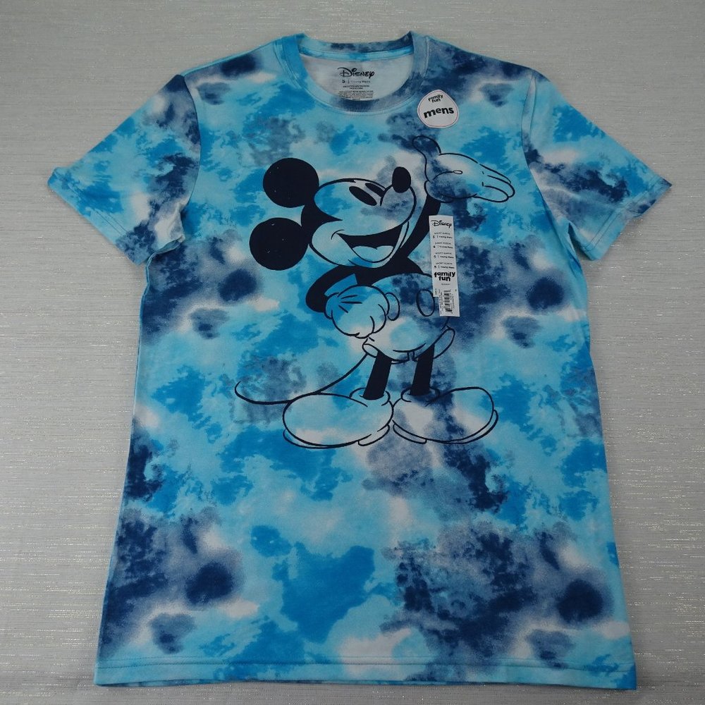 NWT Mickey Mouse Men's Tie Dye Graphic T Shirt - Picture 2 of 10